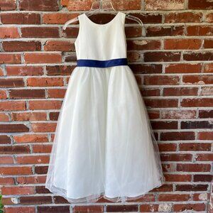 Light in the Box White Sleeveless Flower Girl Formal Dress 7/8